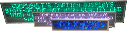 Closed Caption Display Systems