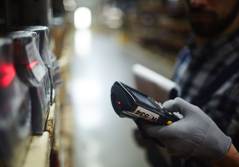 checking data on a scanner