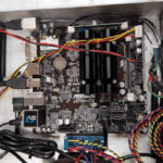 Close-up View of GLIMRbot Main Onboard Computer and a Drive Motor